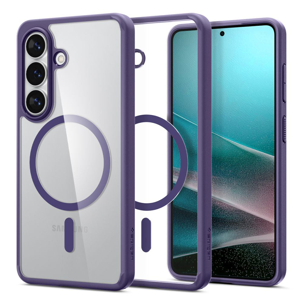 MagSafe Case for Samsung Galaxy S26 S942, Spigen, Ultra Hybrid, Dark Purple ACS11220