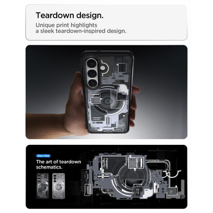 Puzdro MagSafe pre Samsung Galaxy S26 S942, Spigen, Ultra Hybrid Zero One, Čierne ACS10736