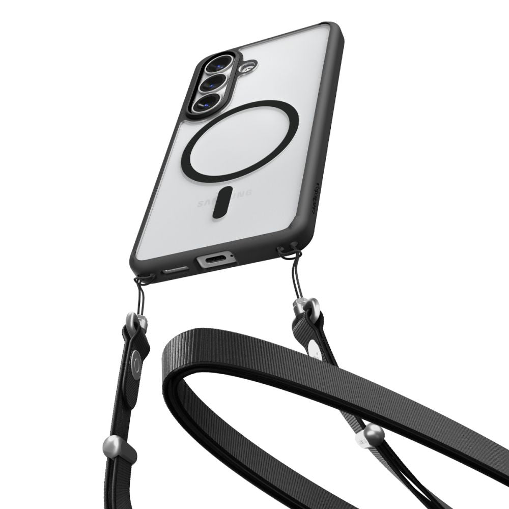 Puzdro MagSafe pre Samsung Galaxy S26 S942, Spigen, Ultra Hybrid, Matná Čierna ACS10735