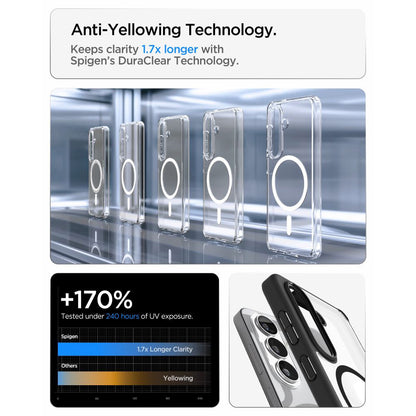 Puzdro MagSafe pre Samsung Galaxy S26 S942, Spigen, Ultra Hybrid, Matná Čierna ACS10735
