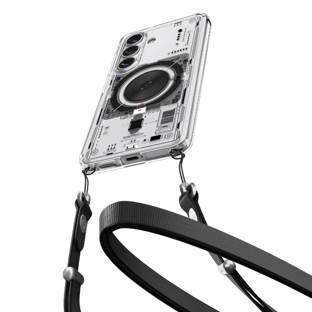 Puzdro MagSafe pre Samsung Galaxy S26 S942, Spigen, Ultra Hybrid Neo One, Transparentné ACS11218