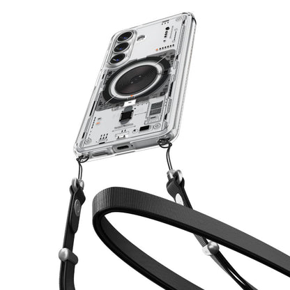 Puzdro MagSafe pre Samsung Galaxy S26 S942, Spigen, Ultra Hybrid Neo One, Transparentné ACS11218