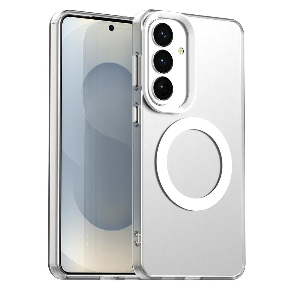 Puzdro MagSafe pre Samsung Galaxy S26, Techsuit, CandyCase, Biela