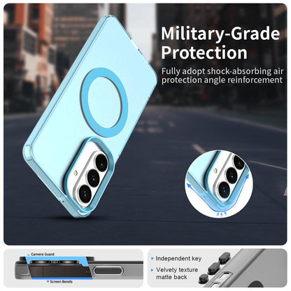 Puzdro MagSafe pre Samsung Galaxy S26, Techsuit, CandyCase, Modrá