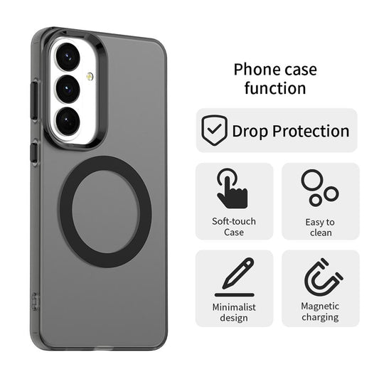 Puzdro MagSafe pre Samsung Galaxy S26, Techsuit, CandyCase, Čierne