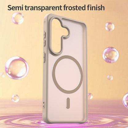 MagSafe Case for Samsung Galaxy S26 S942, Techsuit, HaloFrost II, Gold