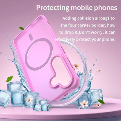 Puzdro MagSafe pre Samsung Galaxy S26, Techsuit, HaloFrost II, Ružová