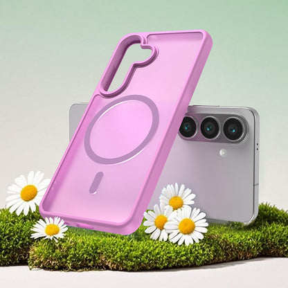 Puzdro MagSafe pre Samsung Galaxy S26, Techsuit, HaloFrost II, Ružová