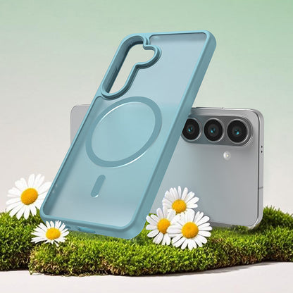 Puzdro MagSafe pre Samsung Galaxy S26, Techsuit, HaloFrost II, Svetlozelená