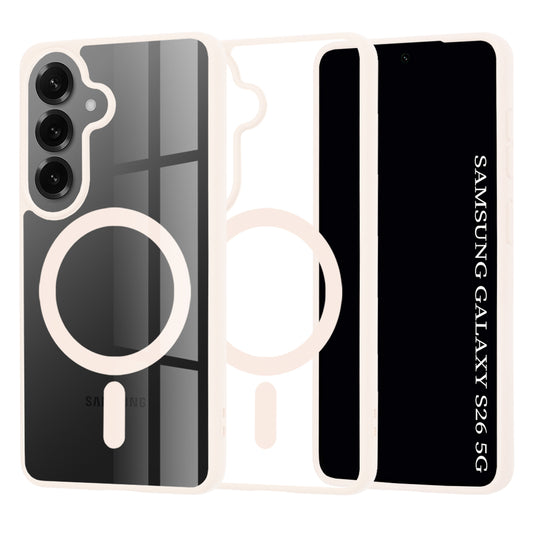 Puzdro MagSafe pre Samsung Galaxy S26, Techsuit, Pro, Ružové