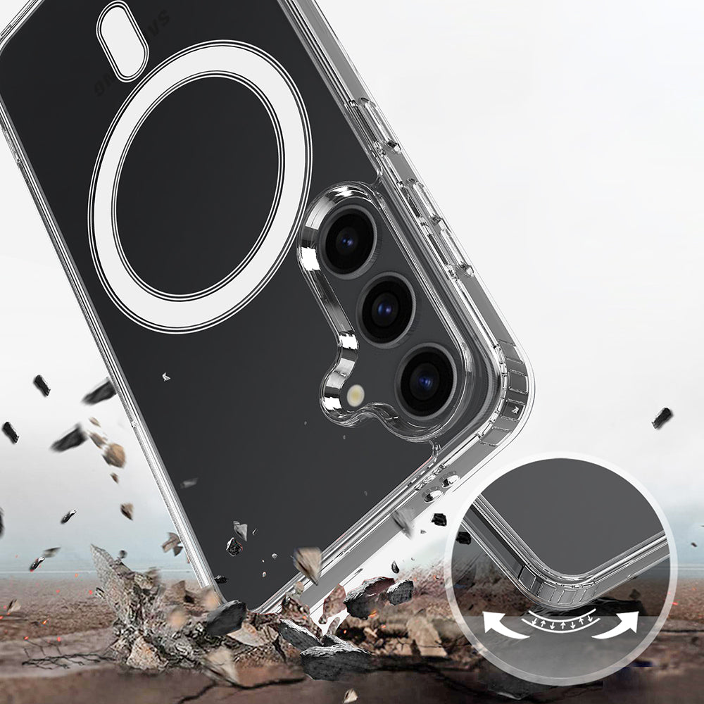 Puzdro MagSafe pre Samsung Galaxy S26, Techsuit, Pro, Transparentné