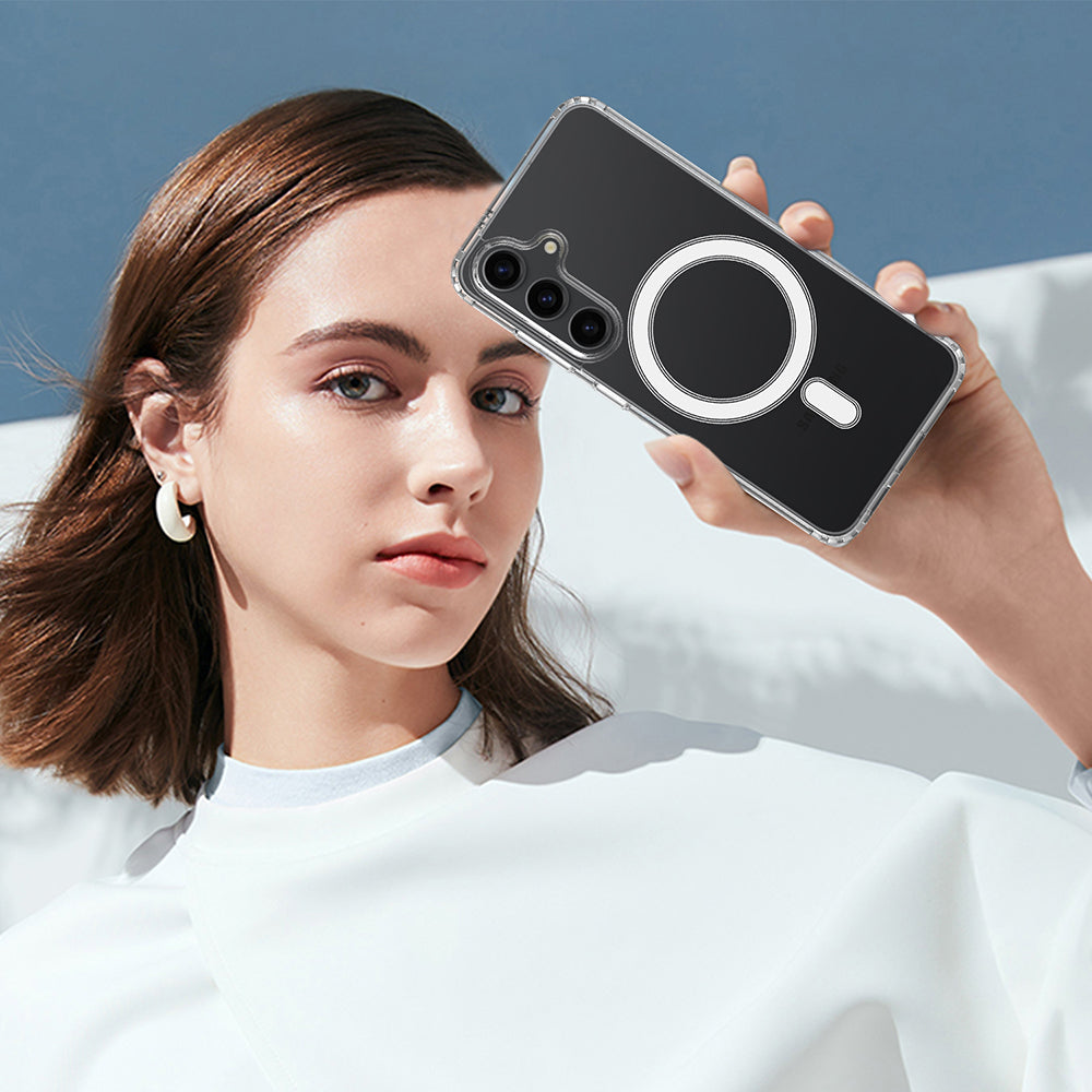 Puzdro MagSafe pre Samsung Galaxy S26, Techsuit, Pro, Transparentné