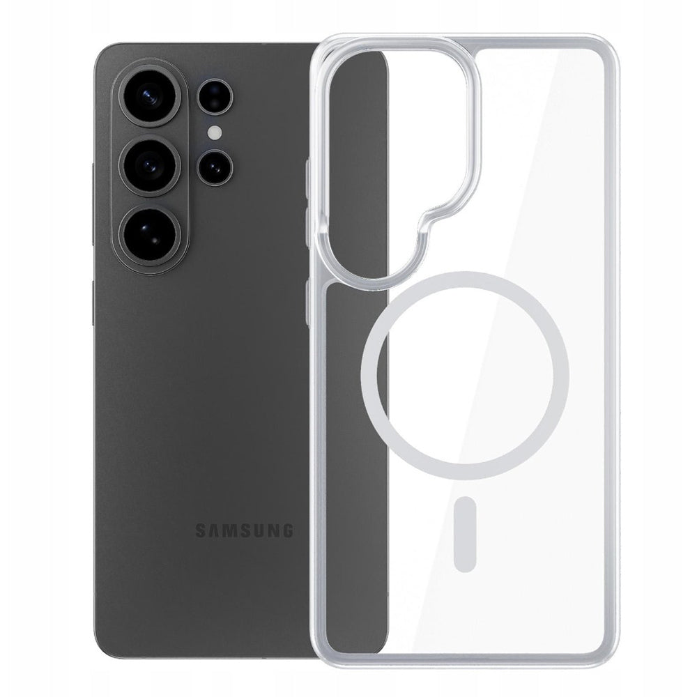 Puzdro MagSafe pre Samsung Galaxy S26 Ultra, 3MK, Armor MagCase, Priehľadné