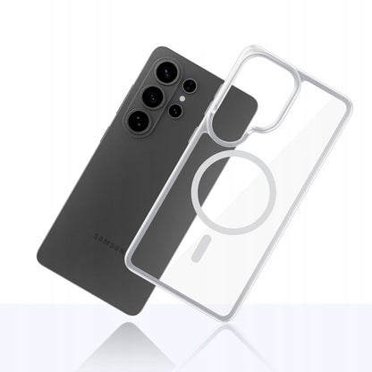 Puzdro MagSafe pre Samsung Galaxy S26 Ultra, 3MK, Armor MagCase, Priehľadné