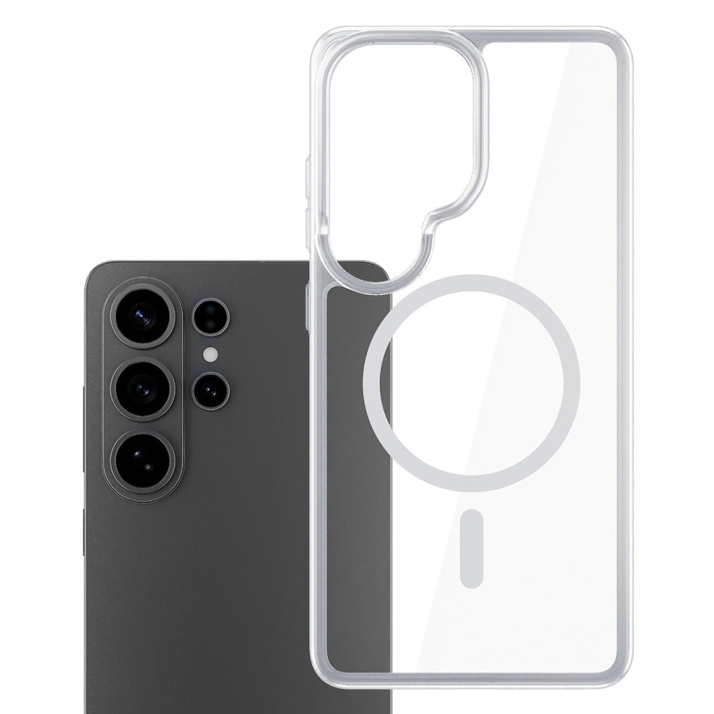 Puzdro MagSafe pre Samsung Galaxy S26 Ultra, 3MK, Armor MagCase, Priehľadné