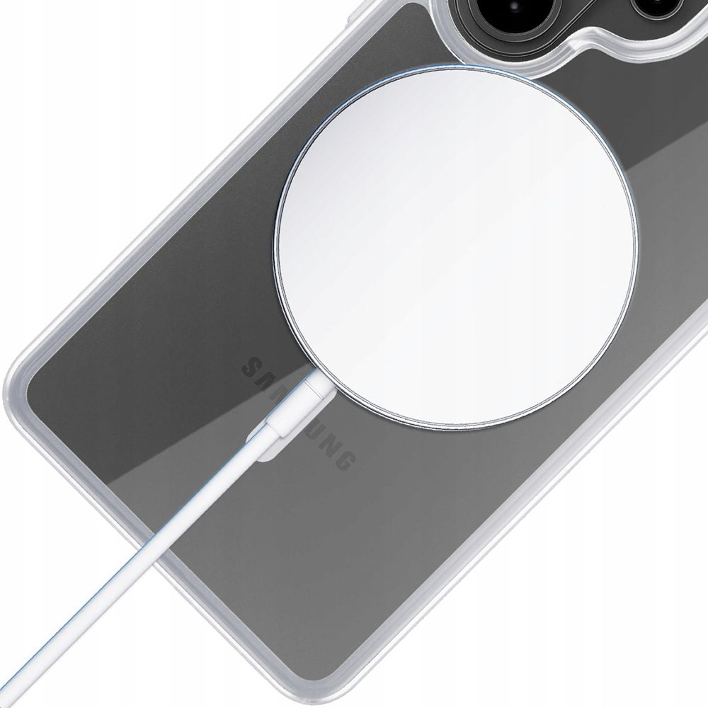 Puzdro MagSafe pre Samsung Galaxy S26 Ultra, 3MK, Armor MagCase, Priehľadné