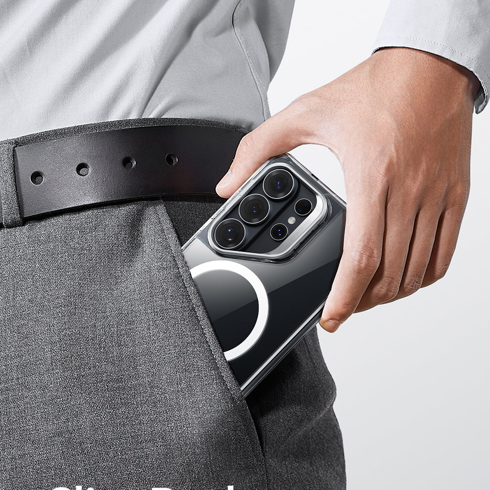 Puzdro MagSafe pre Samsung Galaxy S26 Ultra, ESR, Classic Hybrid Kickstand, Priehľadné