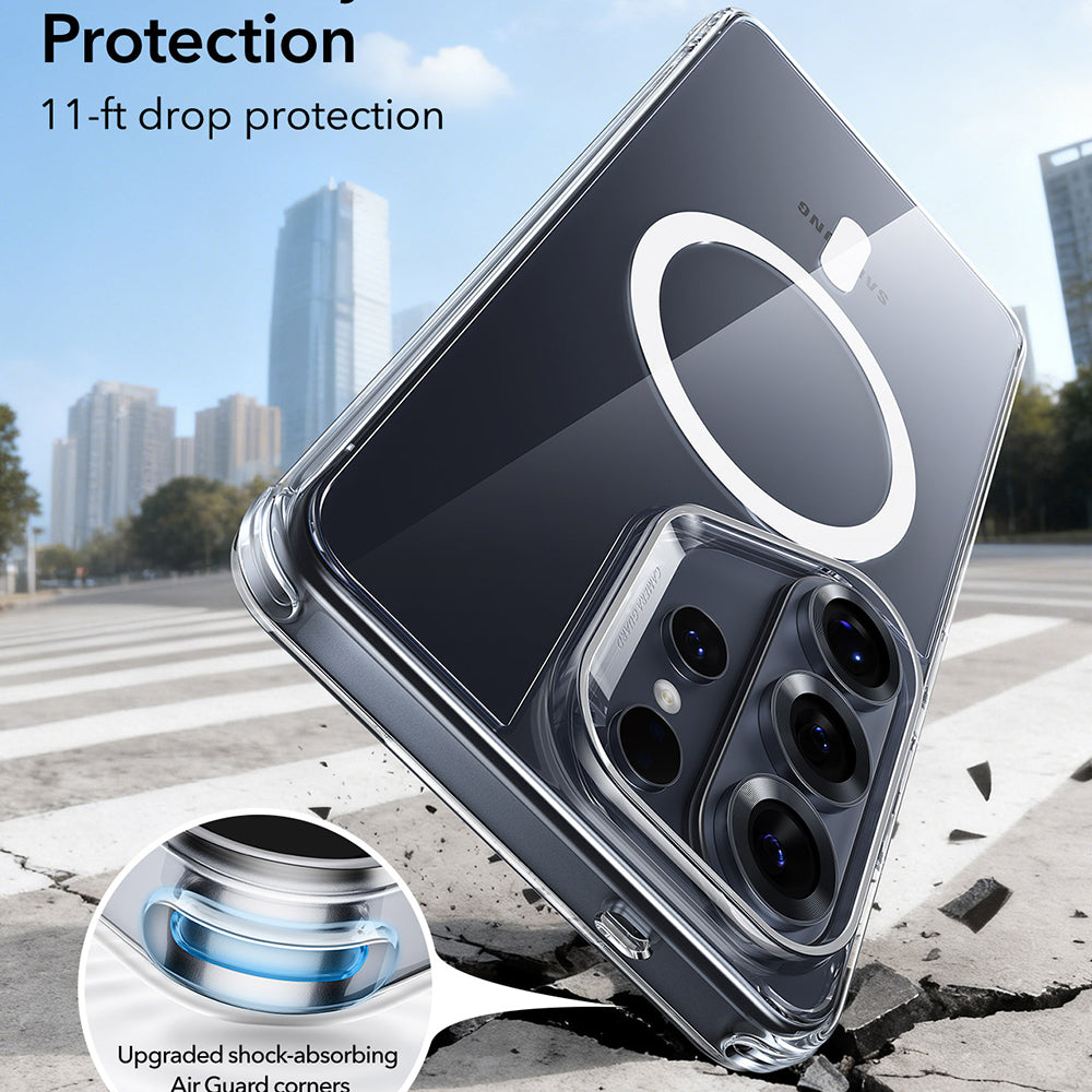 MagSafe Case for Samsung Galaxy S26 Ultra S948, ESR, Classic Hybrid, Transparent