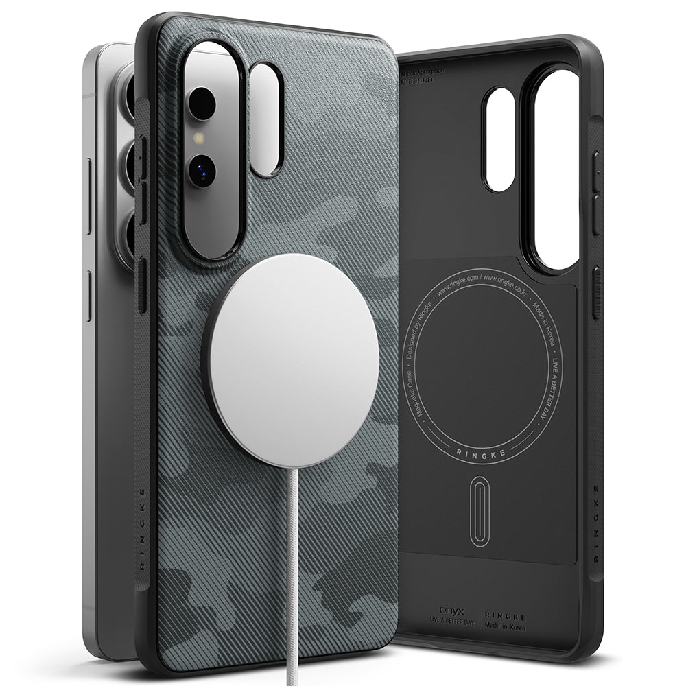 Puzdro MagSafe pre Samsung Galaxy S26 Ultra S948, Ringke, Onyx, Camufláž