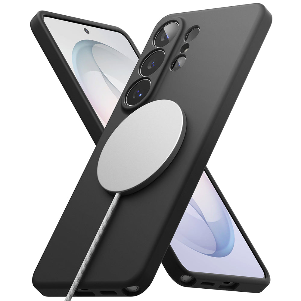Puzdro MagSafe pre Samsung Galaxy S26 Ultra, Ringke, Silikónové, Čierne
