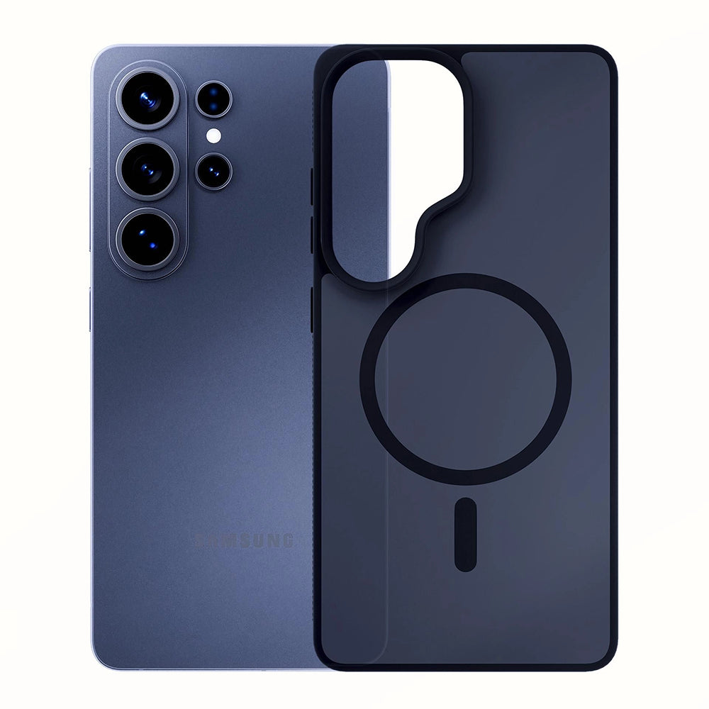 Puzdro MagSafe pre Samsung Galaxy S26 Ultra S948, 3MK, Smoke MagCase, Sivé