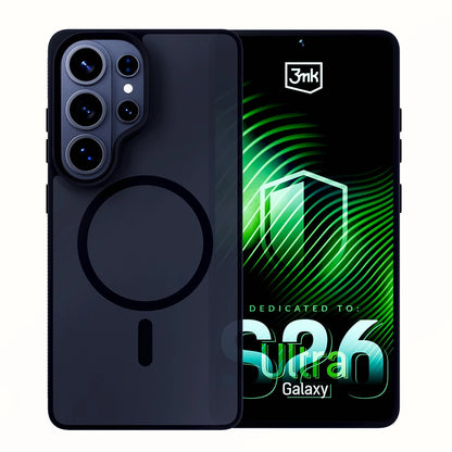 Puzdro MagSafe pre Samsung Galaxy S26 Ultra S948, 3MK, Smoke MagCase, Sivé