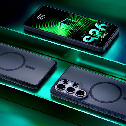 Puzdro MagSafe pre Samsung Galaxy S26 Ultra S948, 3MK, Smoke MagCase, Sivé