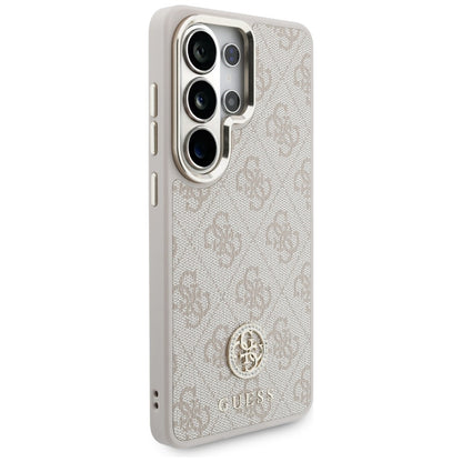 Puzdro MagSafe pre Samsung Galaxy S26 Ultra S948, GUESS, 4G Big Rhinestone Triangle Strap, Ružové