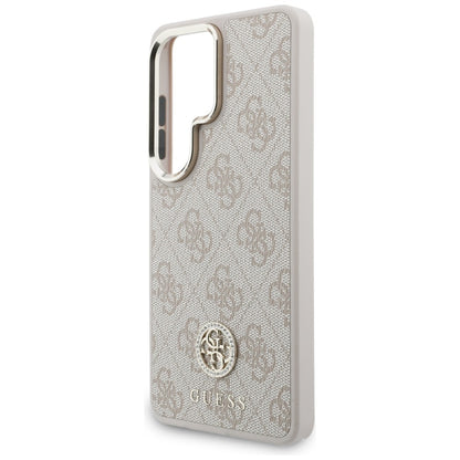 Puzdro MagSafe pre Samsung Galaxy S26 Ultra S948, GUESS, 4G Big Rhinestone Triangle Strap, Ružové