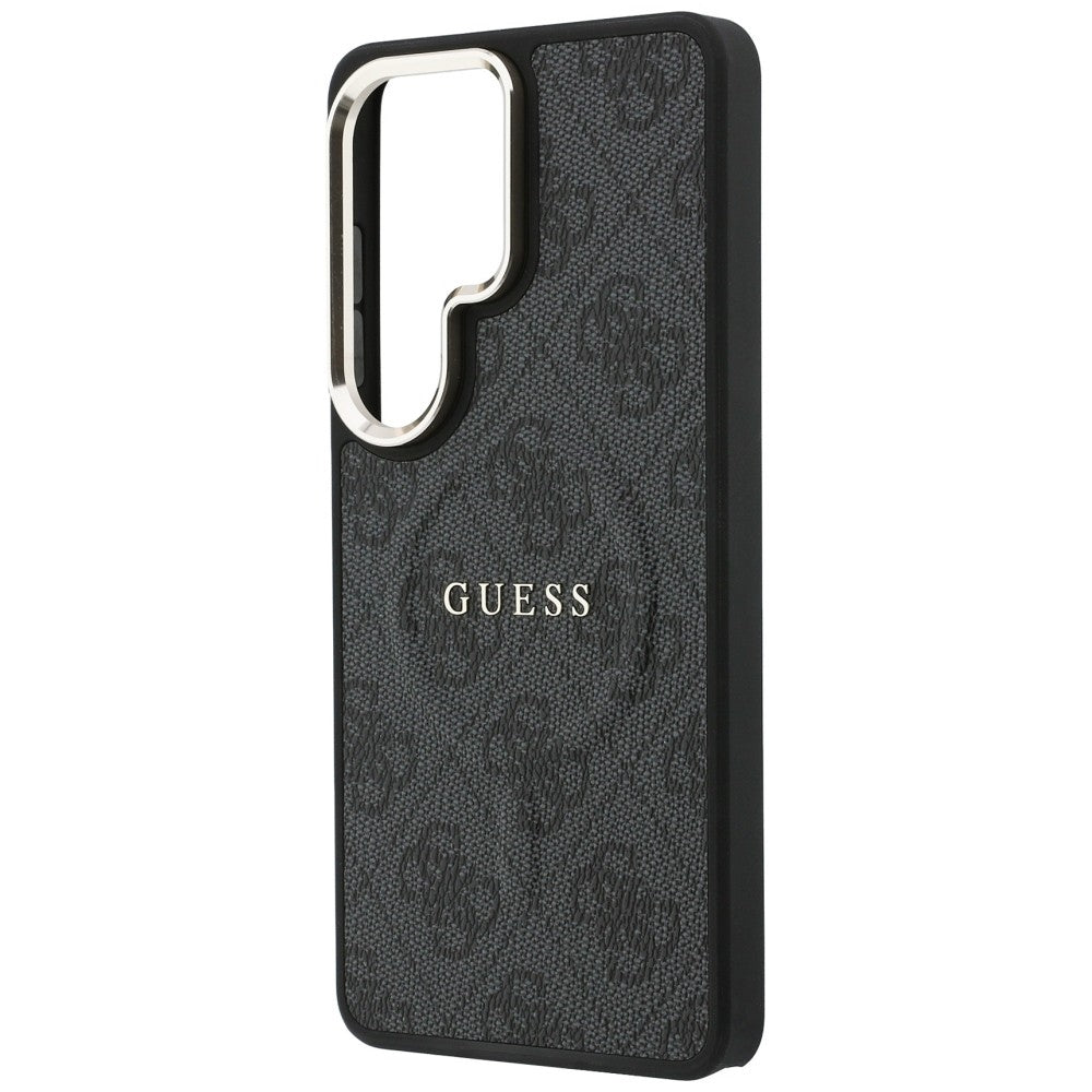 Puzdro MagSafe pre Samsung Galaxy S26 Ultra S948, Guess, 4G Embossed Ring, Čierne
