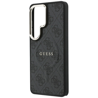 Puzdro MagSafe pre Samsung Galaxy S26 Ultra S948, Guess, 4G Embossed Ring, Čierne