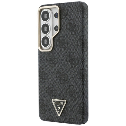 Puzdro MagSafe pre Samsung Galaxy S26 Ultra S948, Guess, 4G Triangle Logo, Čierne