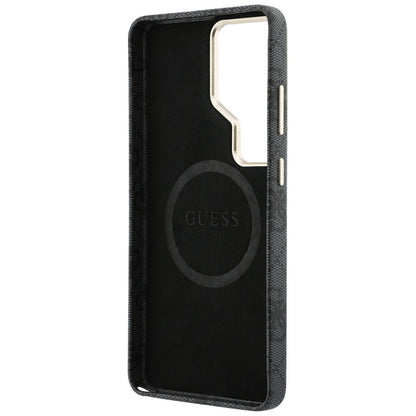 Puzdro MagSafe pre Samsung Galaxy S26 Ultra S948, Guess, 4G Triangle Logo, Čierne