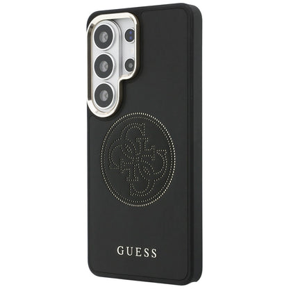 Puzdro MagSafe pre Samsung Galaxy S26 Ultra S948, Guess, Perforated Logo, Čierne