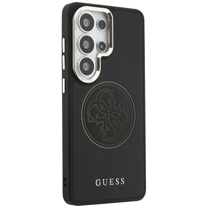 Puzdro MagSafe pre Samsung Galaxy S26 Ultra S948, Guess, Perforated Logo, Čierne