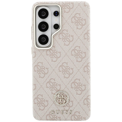 Puzdro MagSafe pre Samsung Galaxy S26 Ultra S948, Guess, Rhinestone Round Logo, Ružové