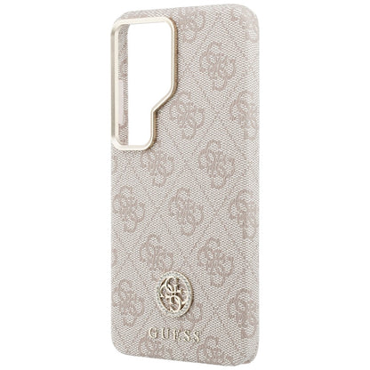 Puzdro MagSafe pre Samsung Galaxy S26 Ultra S948, Guess, Rhinestone Round Logo, Ružové