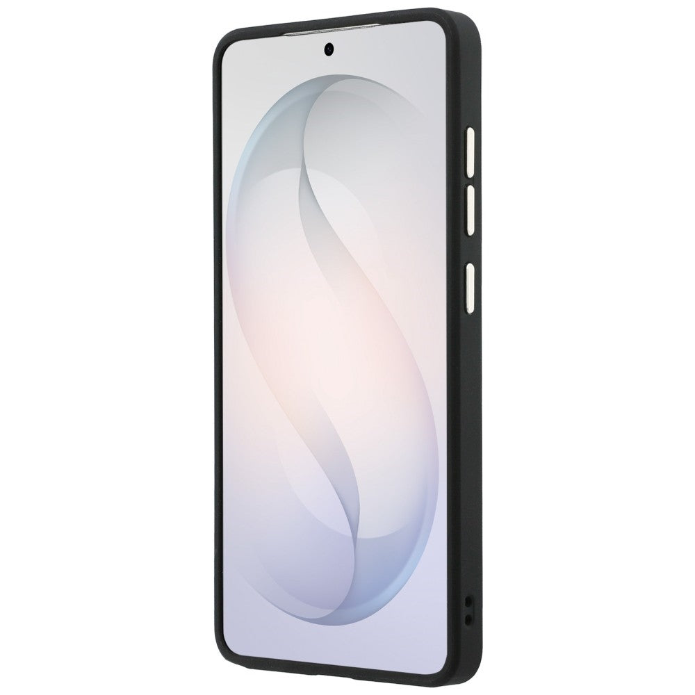 Puzdro MagSafe pre Samsung Galaxy S26 Ultra S948, GUESS, Saffiano Peony Embossed Ring, Čierne