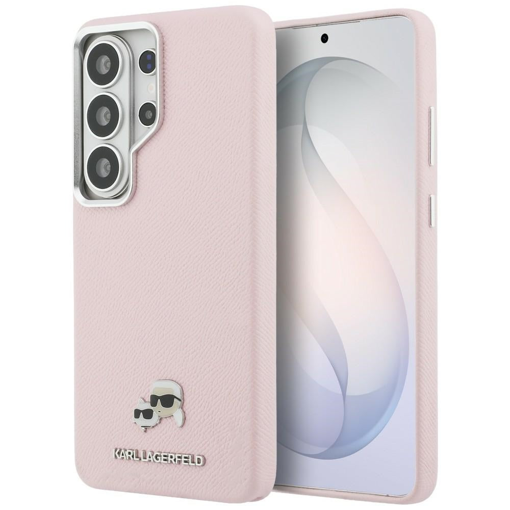 Puzdro MagSafe pre Samsung Galaxy S26 Ultra S948, Karl Lagerfeld, Karl & Choupette Head's Pin, Ružová