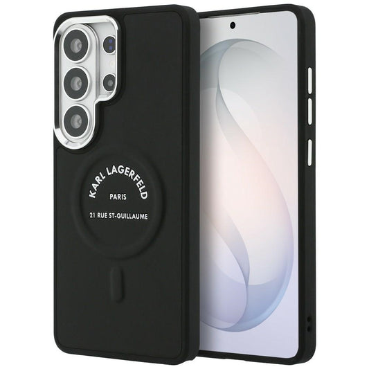 Puzdro MagSafe pre Samsung Galaxy S26 Ultra S948, Karl Lagerfeld, Karl RSG Logo, Čierne