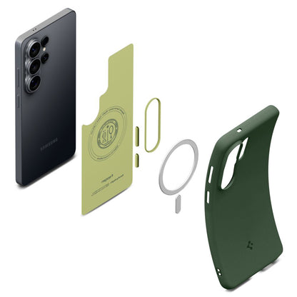 Puzdro MagSafe pre Samsung Galaxy S26 Ultra S948, Spigen, Caseology Nano Pop, Zelená ACS11039