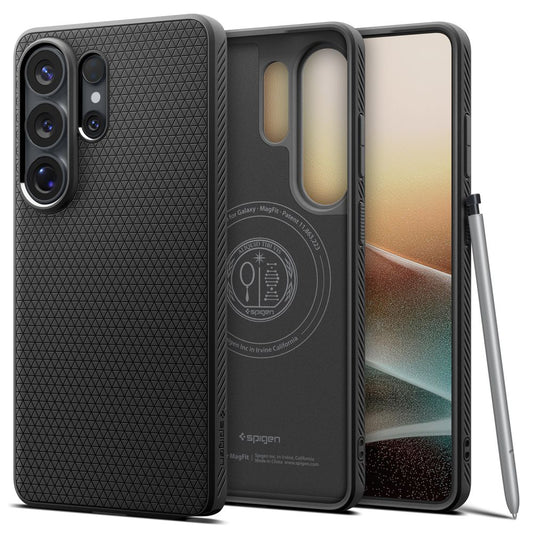 Puzdro MagSafe pre Samsung Galaxy S26 Ultra S948, Spigen, Liquid Air, Matná Čierna ACS10674