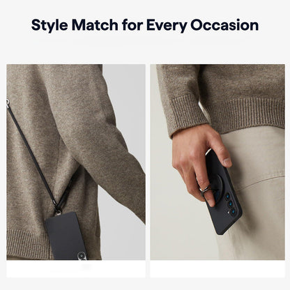 MagSafe Case for Samsung Galaxy S26 Ultra, Techsuit, Aramid Fiber, Black