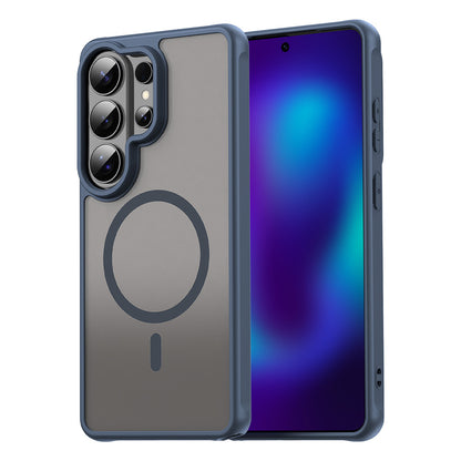 Puzdro MagSafe pre Samsung Galaxy S26 Ultra, Techsuit, HaloFrost II, Námornícka modrá