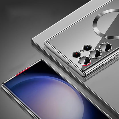 Puzdro MagSafe pre Samsung Galaxy S26 Ultra, Techsuit, Luxury Crystal, Tmavo modrá