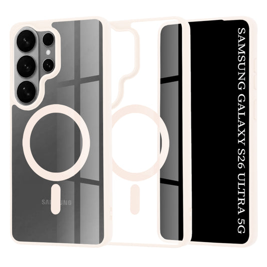 Puzdro MagSafe pre Samsung Galaxy S26 Ultra, Techsuit, Pro, Ružové