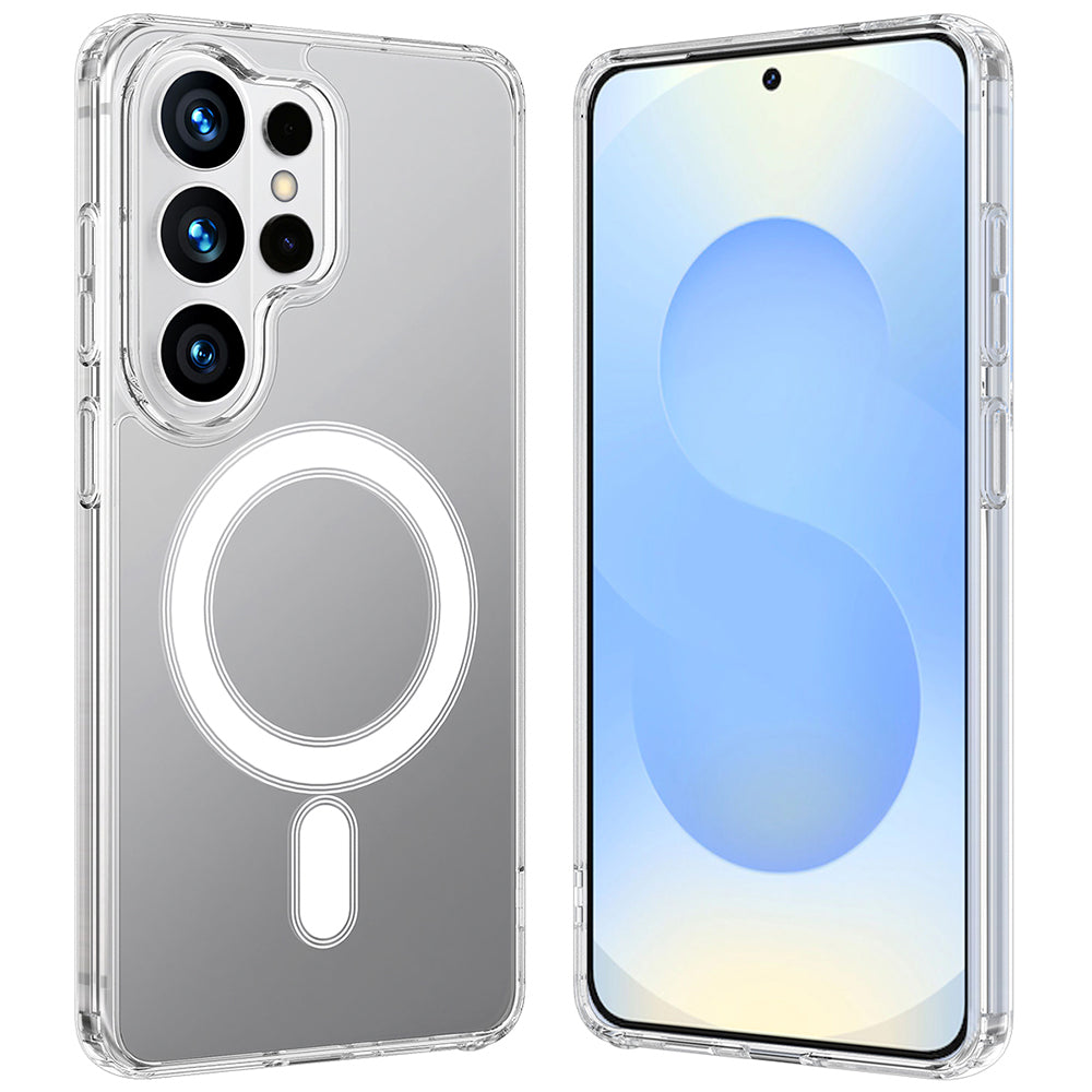 Puzdro MagSafe pre Samsung Galaxy S26 Ultra, Techsuit, Pro, Transparenté