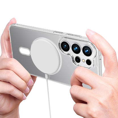 Puzdro MagSafe pre Samsung Galaxy S26 Ultra, Techsuit, Pro, Transparenté