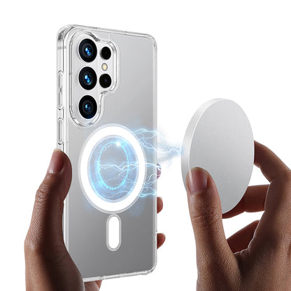 Puzdro MagSafe pre Samsung Galaxy S26 Ultra, Techsuit, Pro, Transparenté