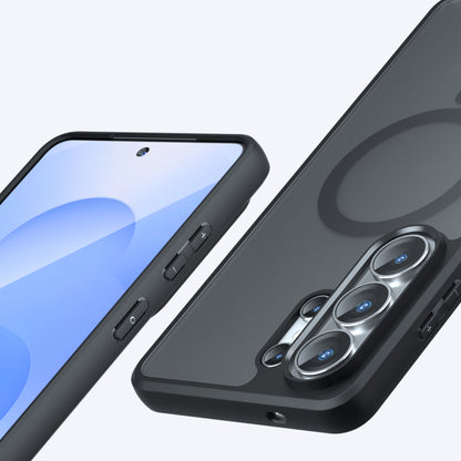 Puzdro MagSafe pre Samsung Galaxy S26 Ultra, Techsuit, PureFrost, Saténová Čierna